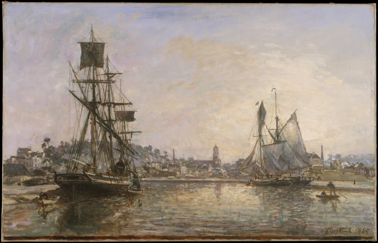 Honfleurfinès tekijältä Johan Barthold Jongkind
