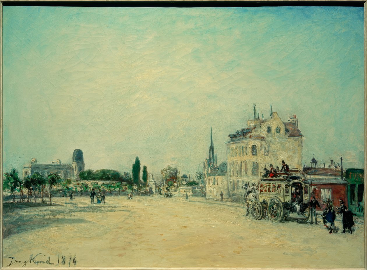 Lavabussi Faubourg St. Jacquesilla tekijältä Johan Barthold Jongkind