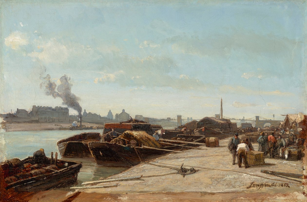 Seine Banks tekijältä Johan Barthold Jongkind