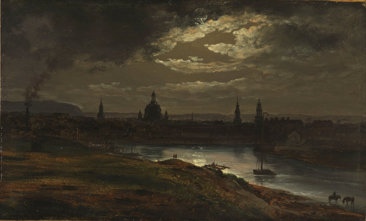 Dresden Moonlightissa tekijältä Johan Christian Dahl
