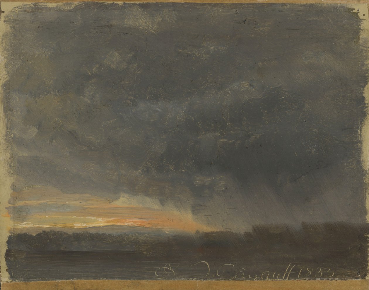 Myrskypilvet ja sade tekijältä Johan Christian Dahl