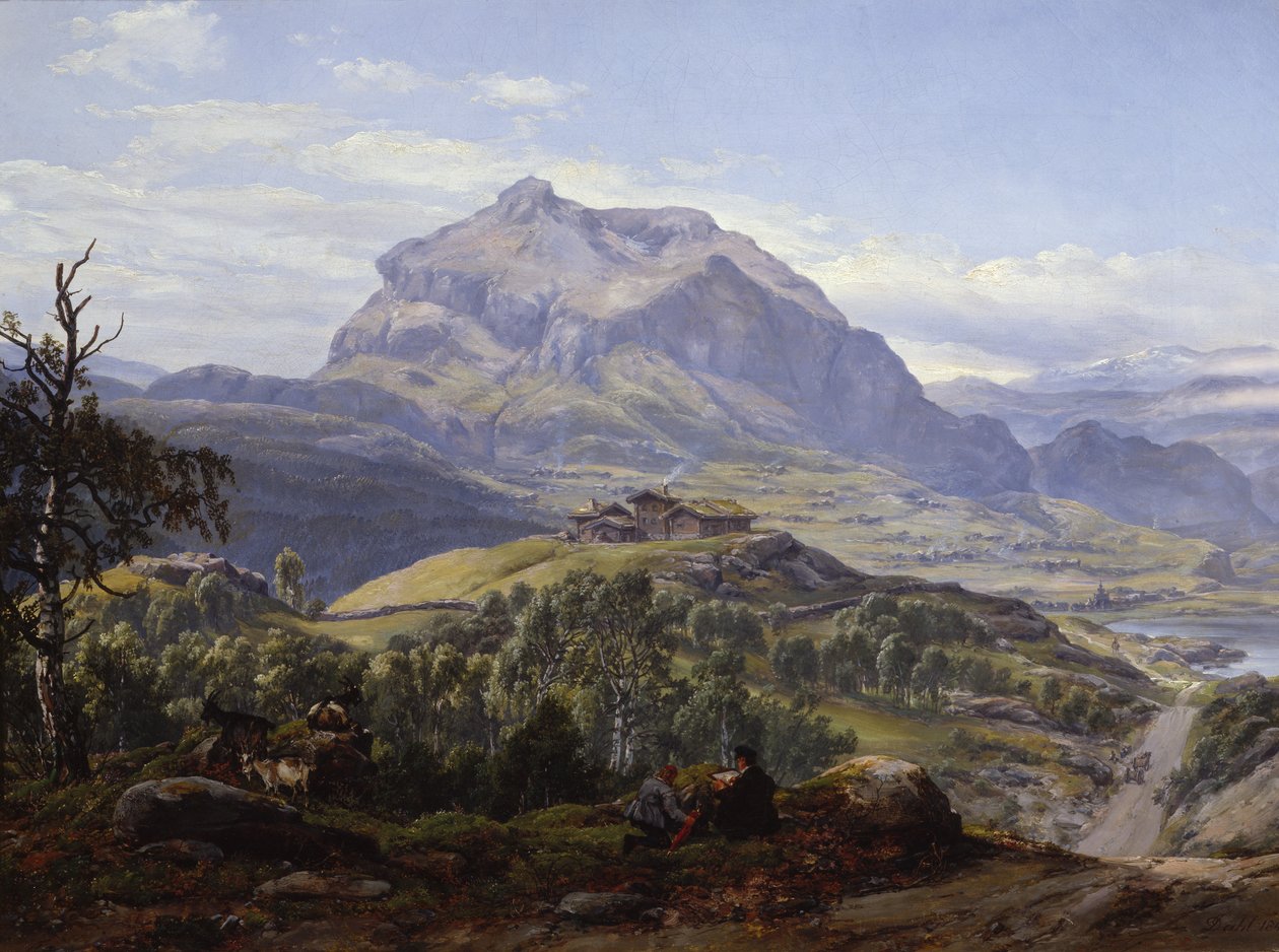 Vang in Valdres tekijältä Johan Christian Dahl