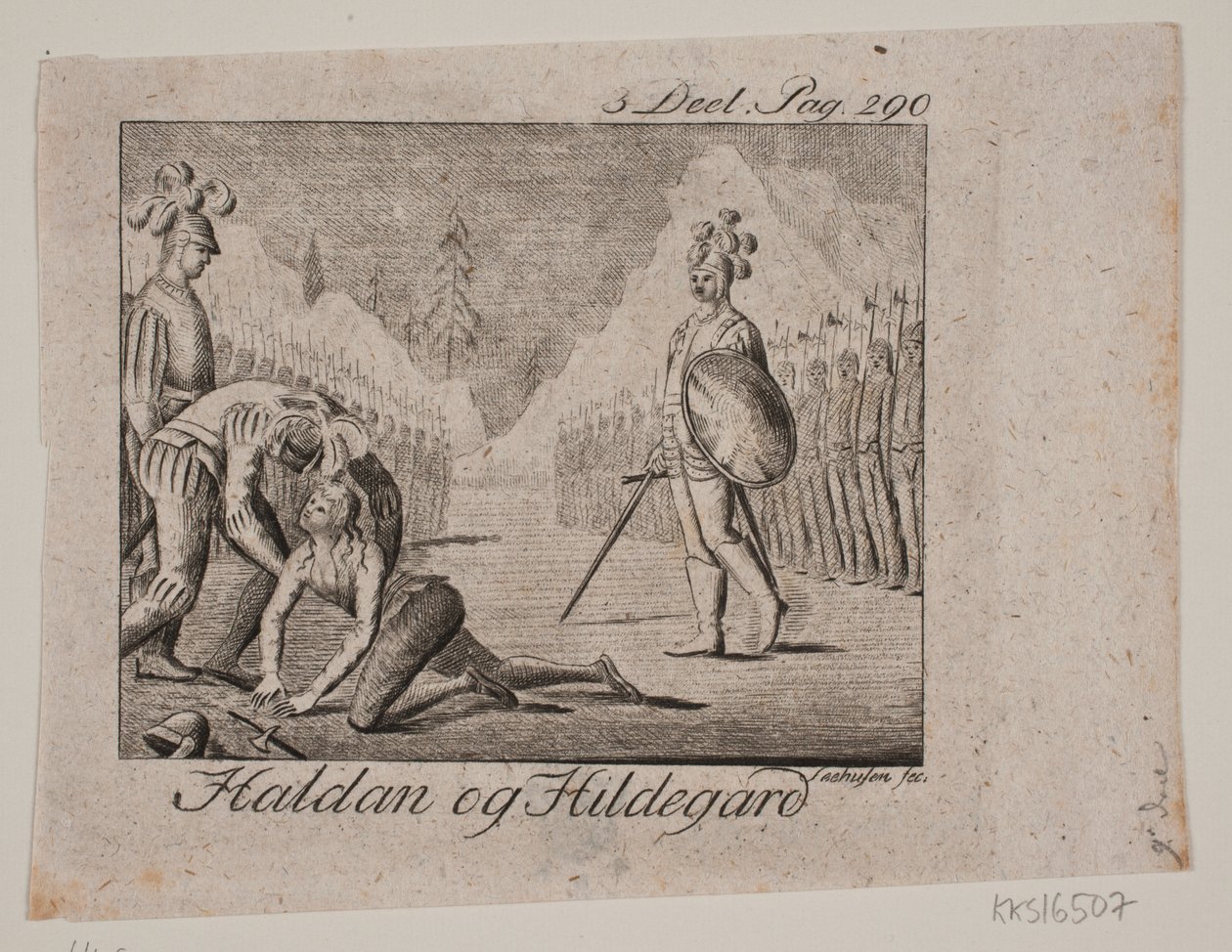 Vinjetti. Haldane ja Hildegard tekijältä Johan Christoph Seehusen