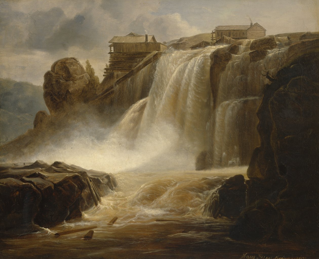 Haugfossen tekijältä Johan Fredrik Eckersberg
