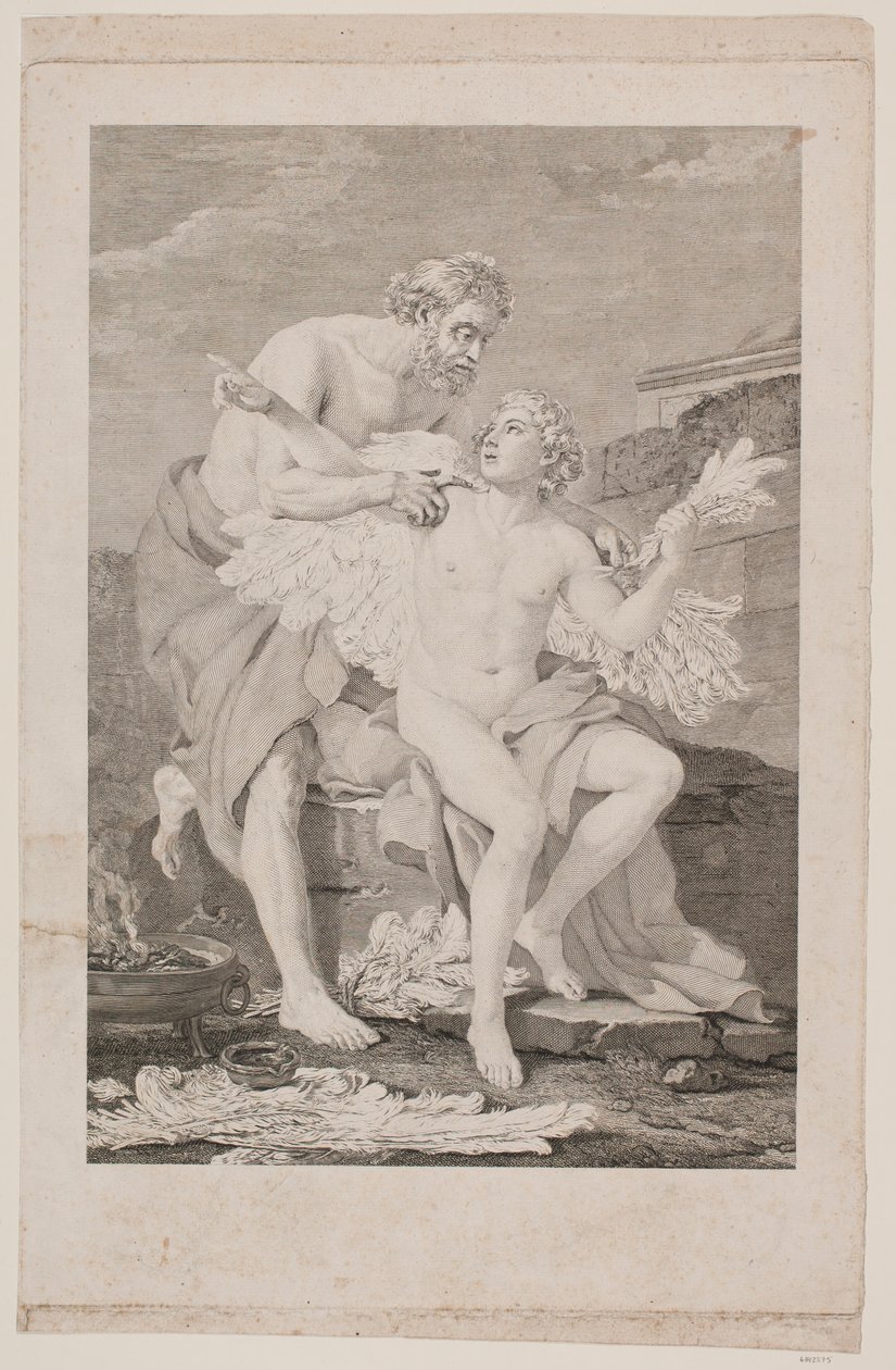 Daedalus ja Icarus tekijältä Johan Georg Preisler