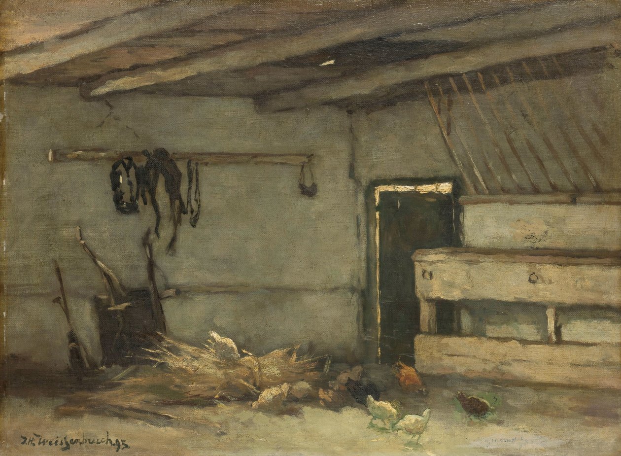 Tallin sisätilat tekijältä Johan Hendrik Weissenbruch