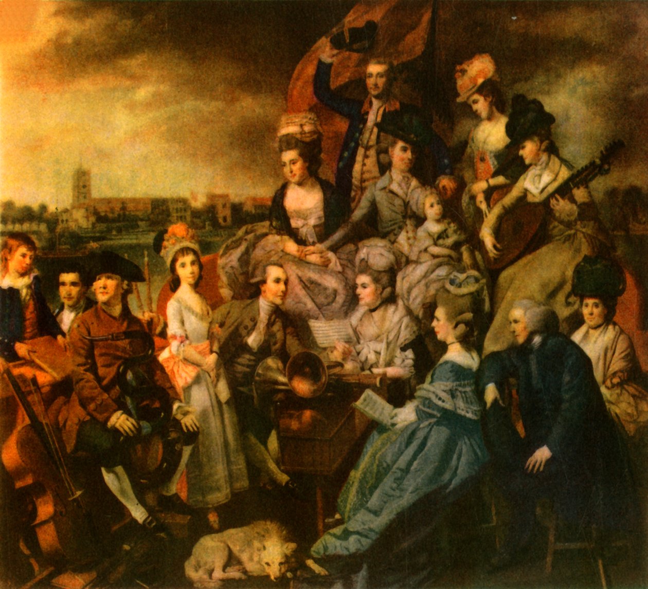 "The Sharp Family", 1779-1781, 1942. tekijältä Johan Zoffany