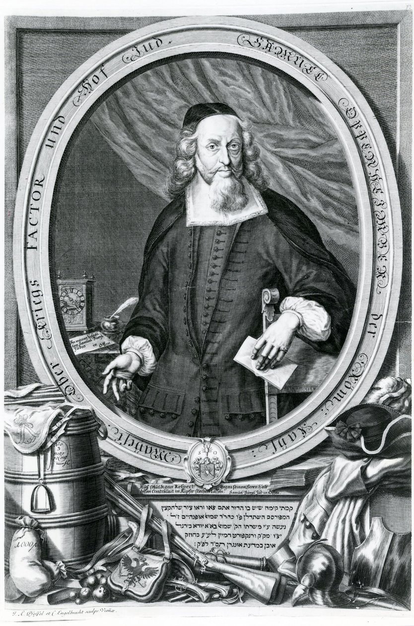 Samuel Oppenheimer (1630-1703) tekijältä Johann Andreas Pfeffel