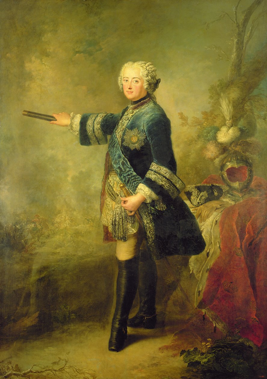 Stanislas II August Poniatowski tekijältä Johann Baptist Edler von Lampi