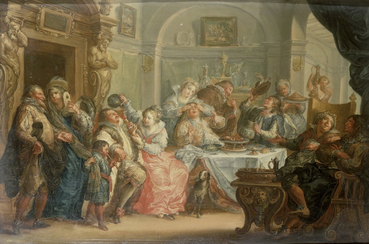 Fete Champetre (yksi parista) tekijältä Johann Georg Platzer