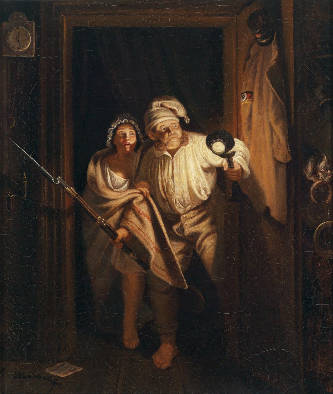 Die gestörte Nachtruhe tekijältä Johann Peter Hasenclever