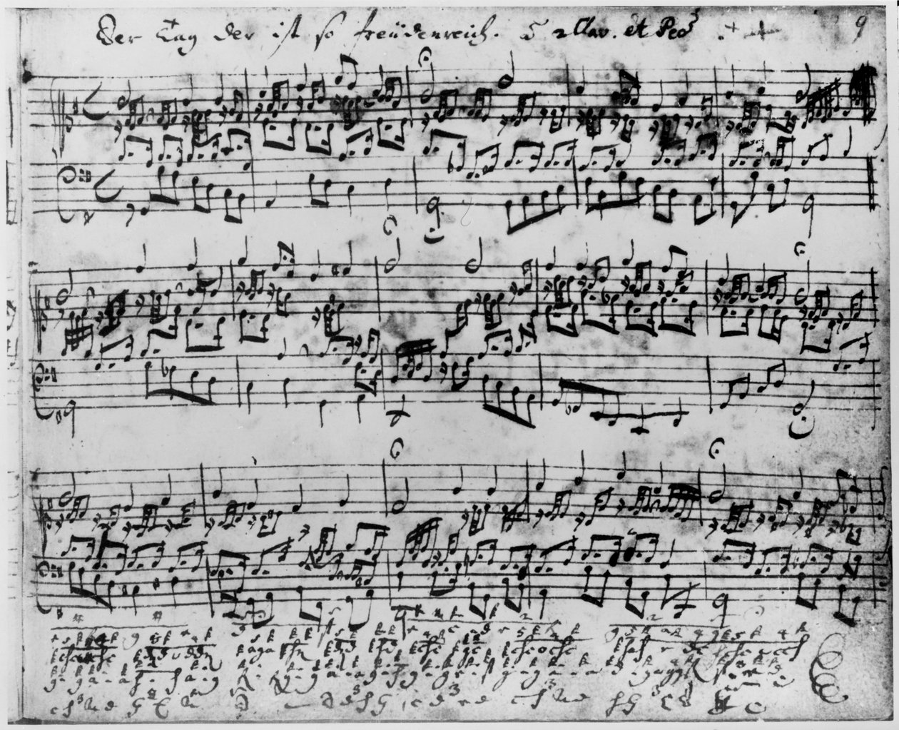 Orgelbuchlein (kokoelma urkukappaleita), kuorolaulu, 1713-17 tekijältä Johann Sebastian Bach