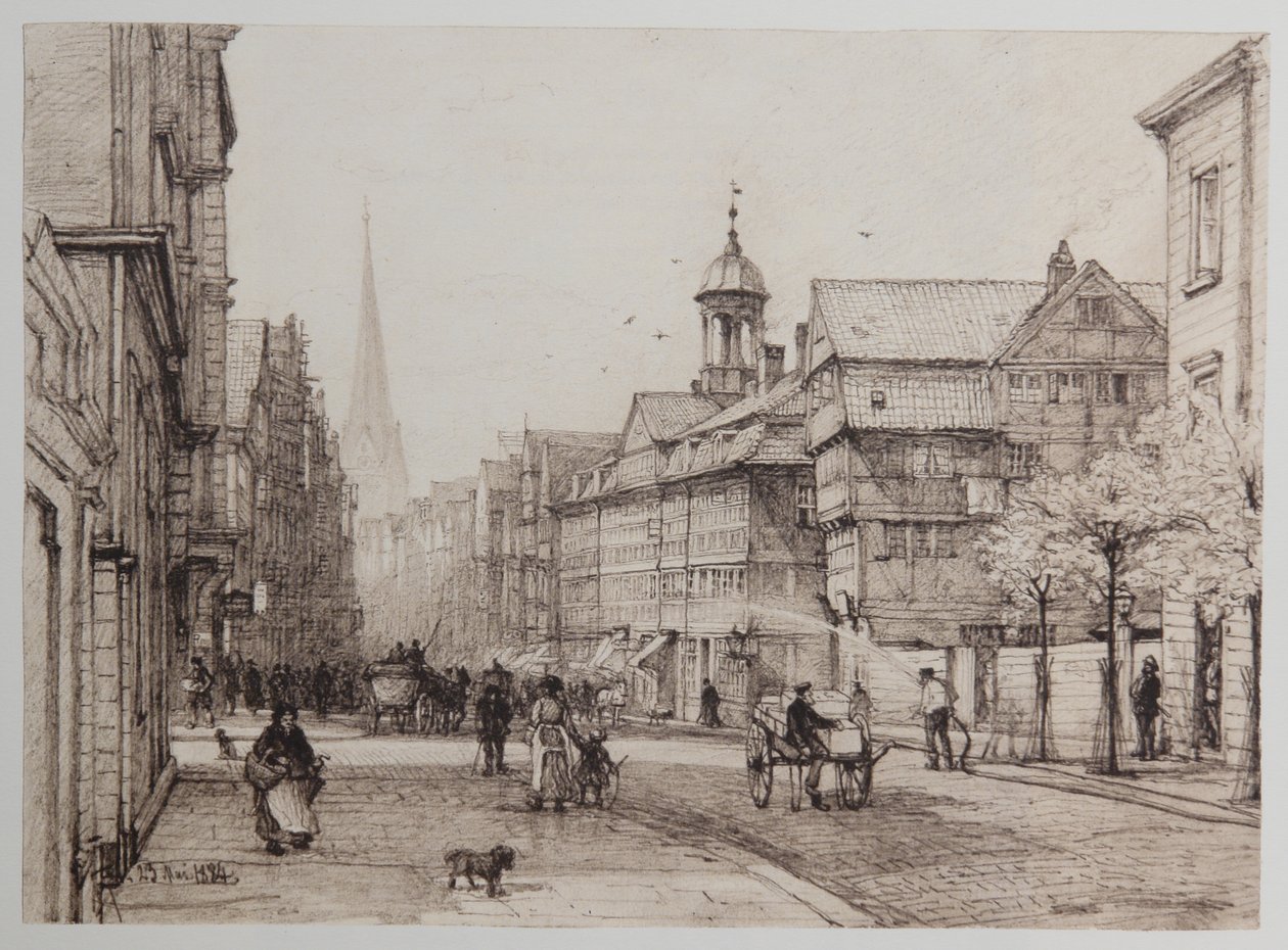 Spitalerstraße tekijältä Johann Theobald Riefesell