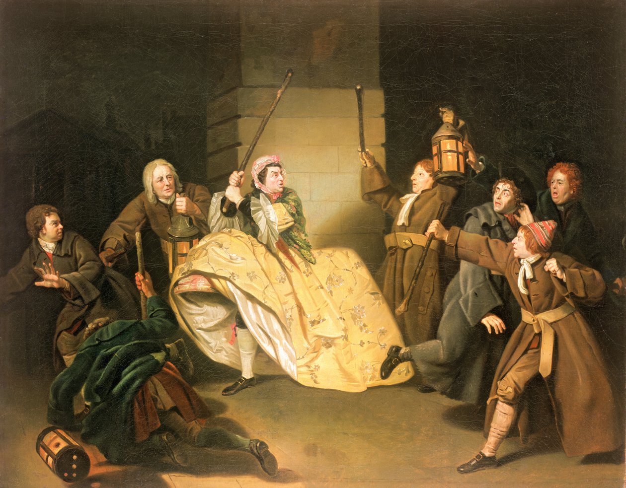 David Garrick Sir John Brute Vanbrughin elokuvassa The Provok