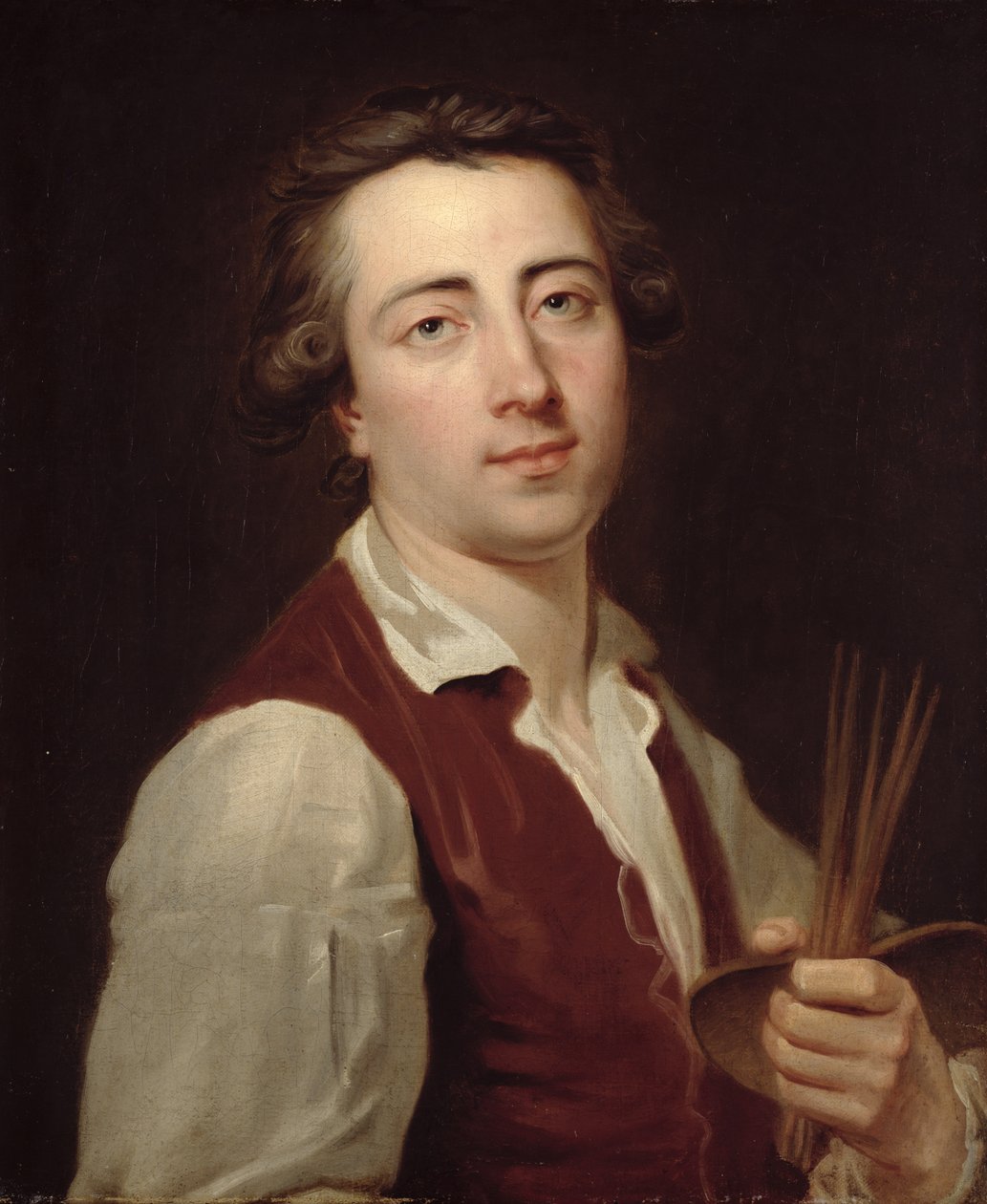 Omakuva, n. 1775-1780 tekijältä Johann August Nahl the Younger