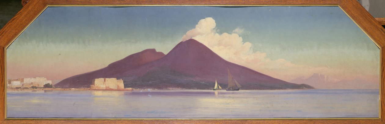 Vesuvius, Napoli (öljy kankaalle) tekijältä Johann Carl Neumann