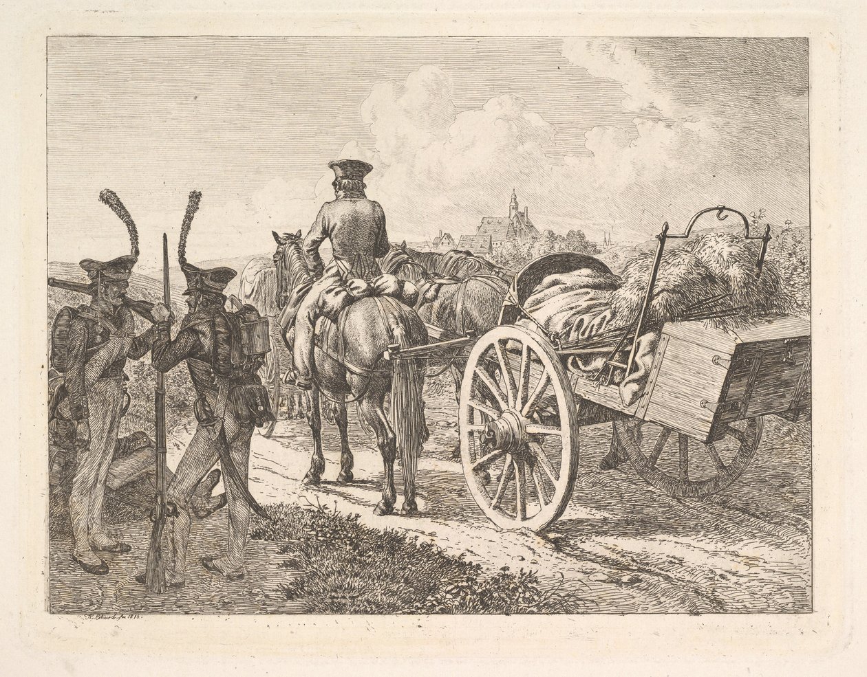 Una forja mòbil russa, 1815. finlandès tekijältä Johann Christian Erhard