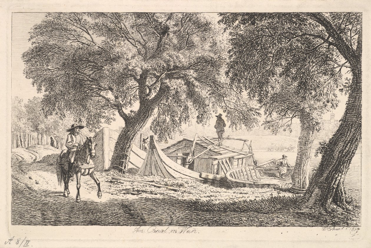 Kanavalla Wienissä, 1819. tekijältä Johann Christian Erhard
