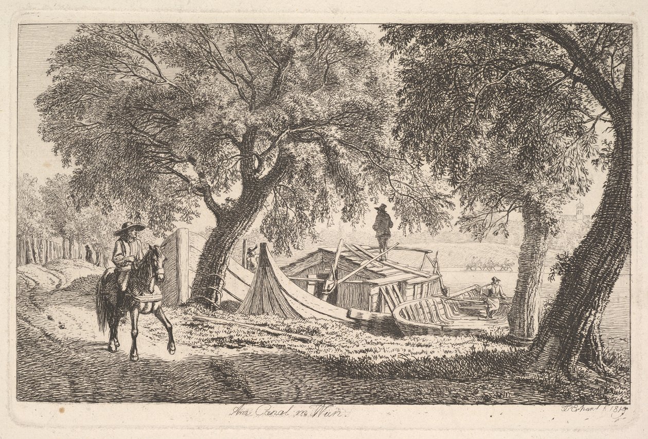 Kanavalla Wienissä, 1819. tekijältä Johann Christian Erhard