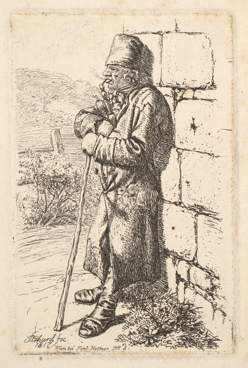 Tupakanpolttaja, 1817. tekijältä Johann Christian Erhard
