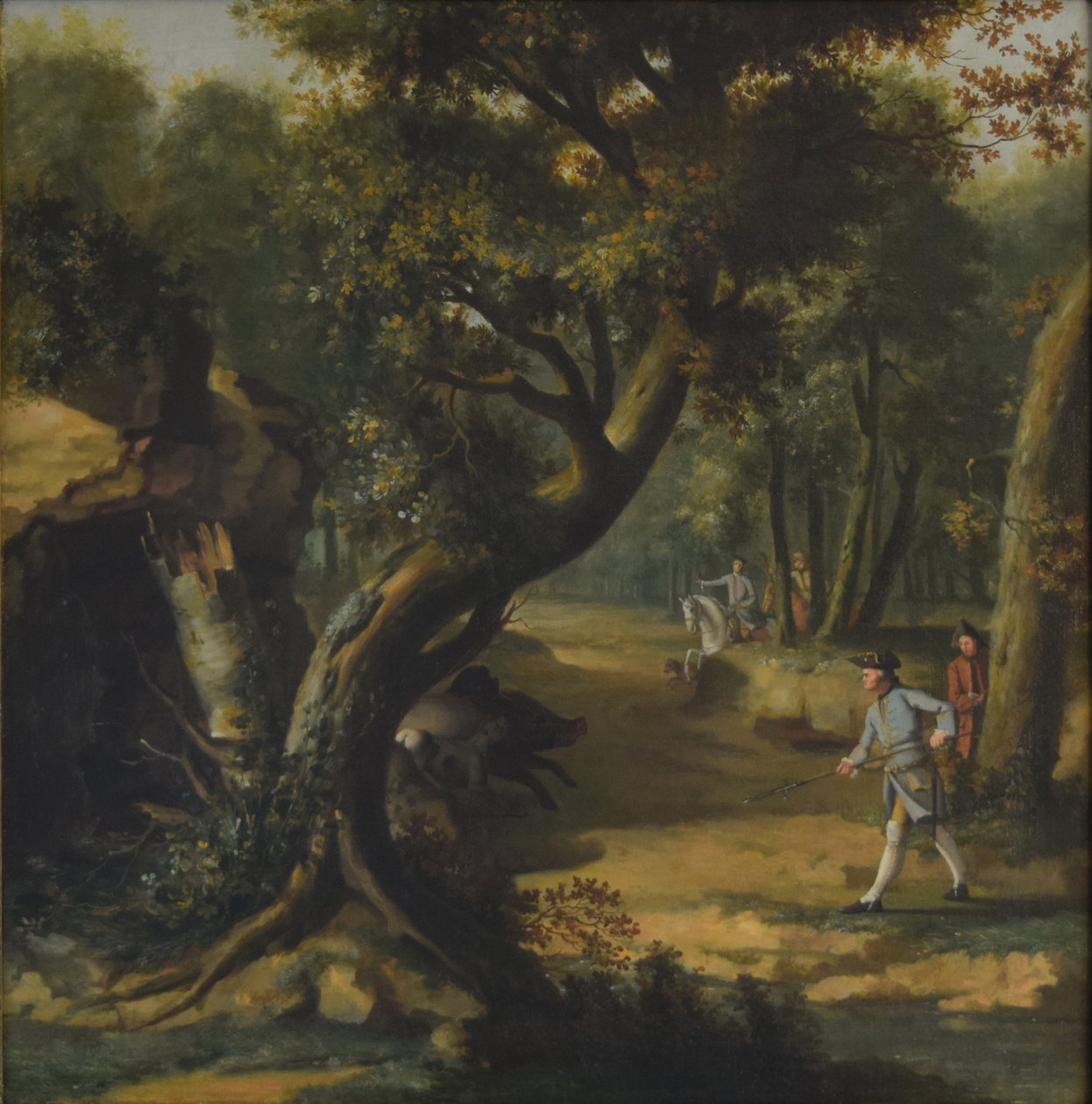 Villisian metsästys tekijältä Johann Christian Klengel