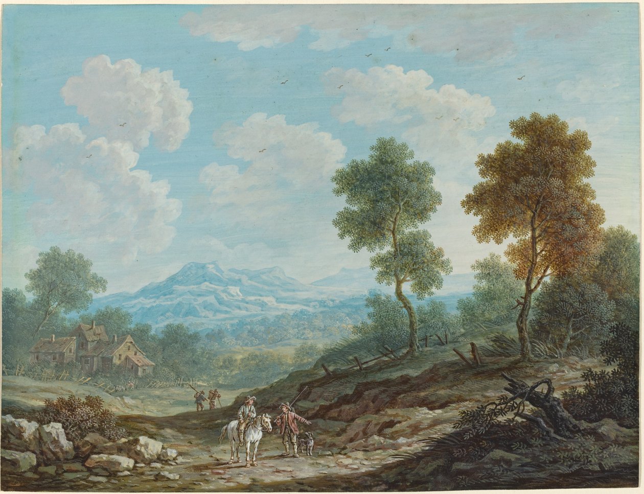 Viatgers en una vall àmplia finlandesa tekijältä Johann Christoph Dietzsch
