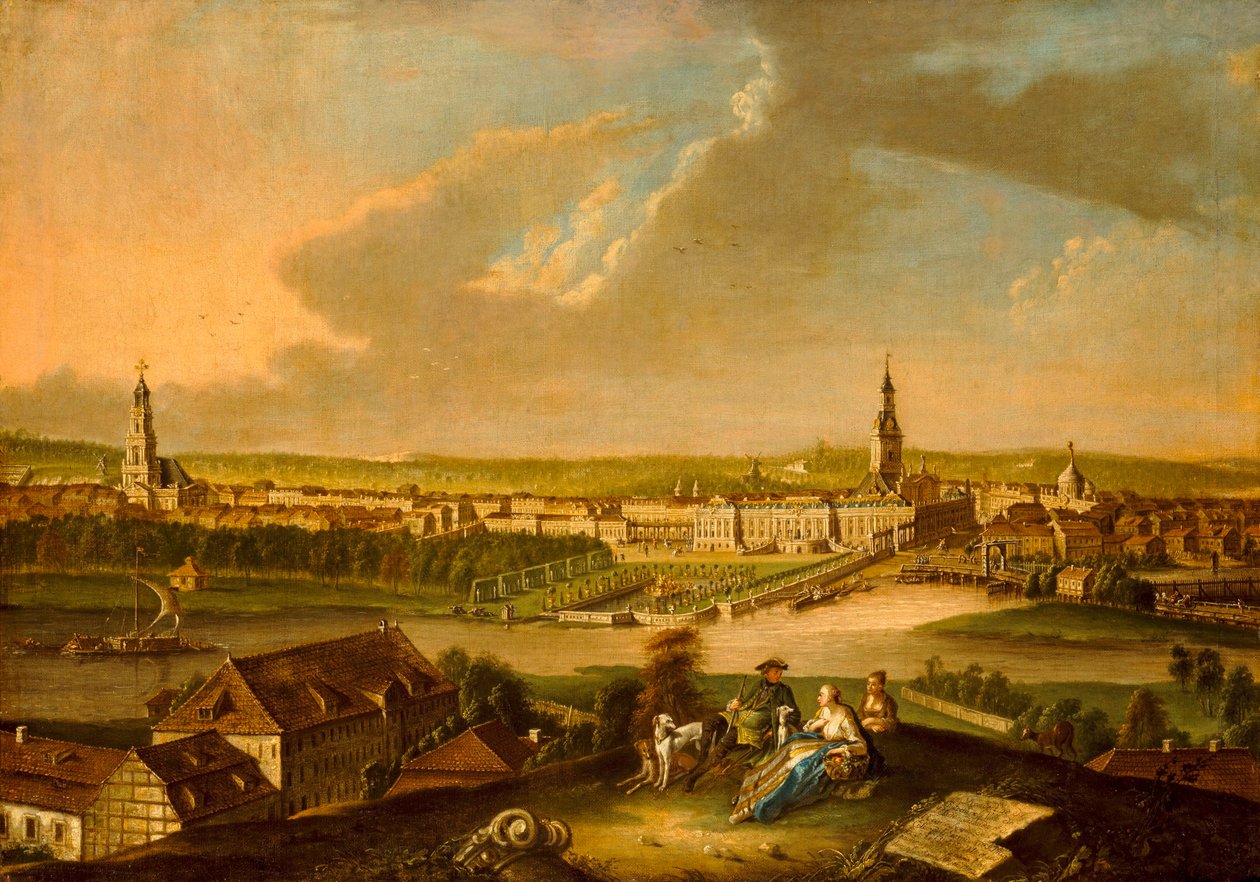 Saksa: Potsdam Brauhausbergiltä, Seconde Vue (toinen näkymä) tekijältä Johann Friedrich Meyer