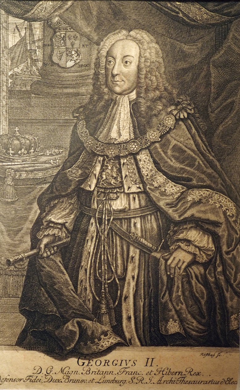 Yrjö II (Iso-Britannia) Rosbach@Residenzmuseum Celle20160708 tekijältä Johann Friedrich Rosbach