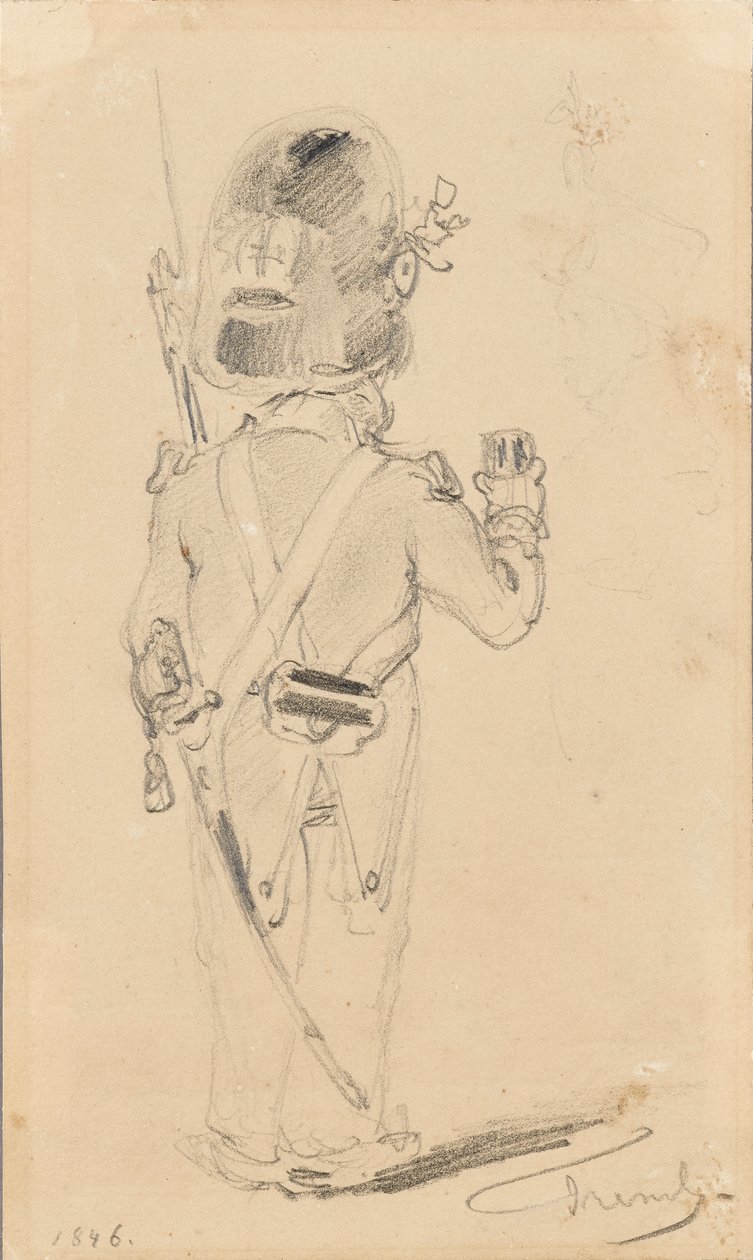 Sotilas luonnos tekijältä Johann Friedrich Treml