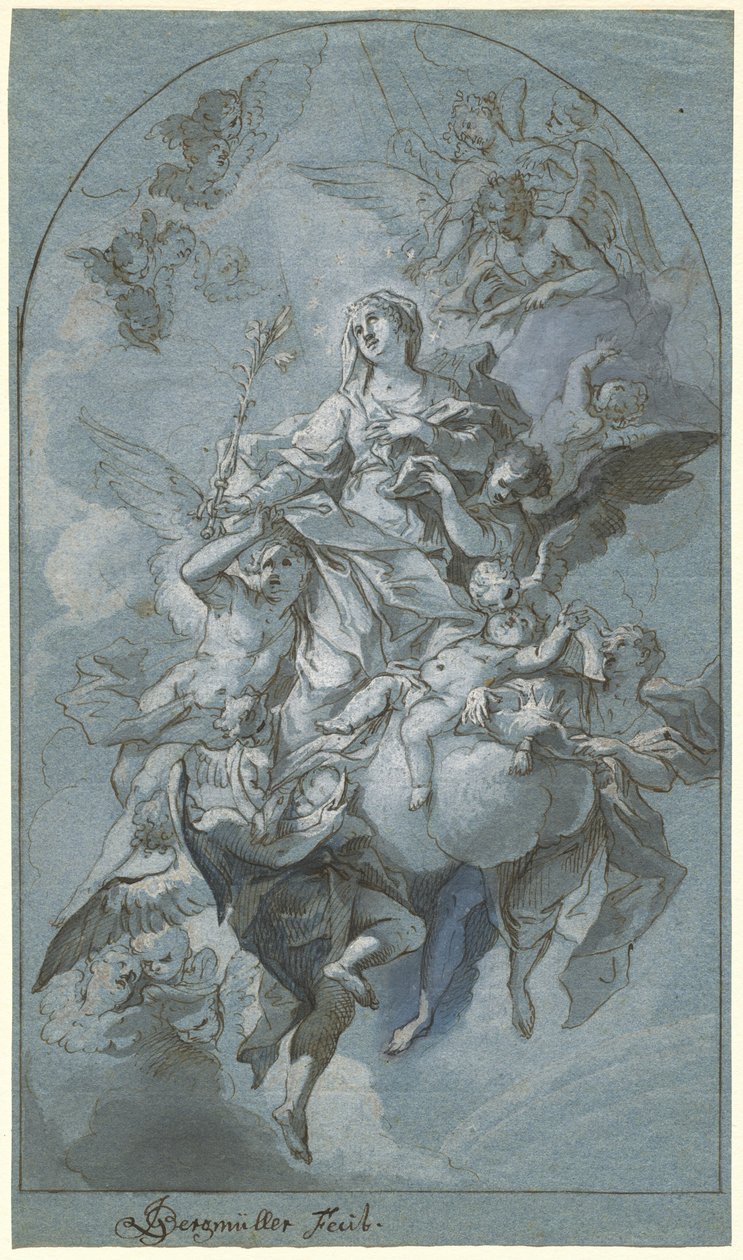 Immaculate Concept tekijältä Johann Georg Bergmuller