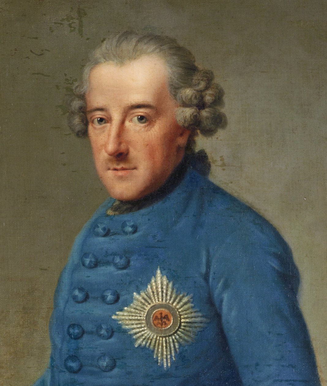 Fredrik Suuri tekijältä Johann Georg Ziesenis