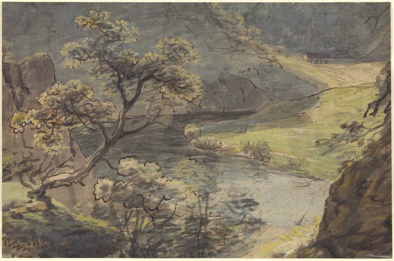 Jokimaisema tekijältä Johann Georg von Dillis