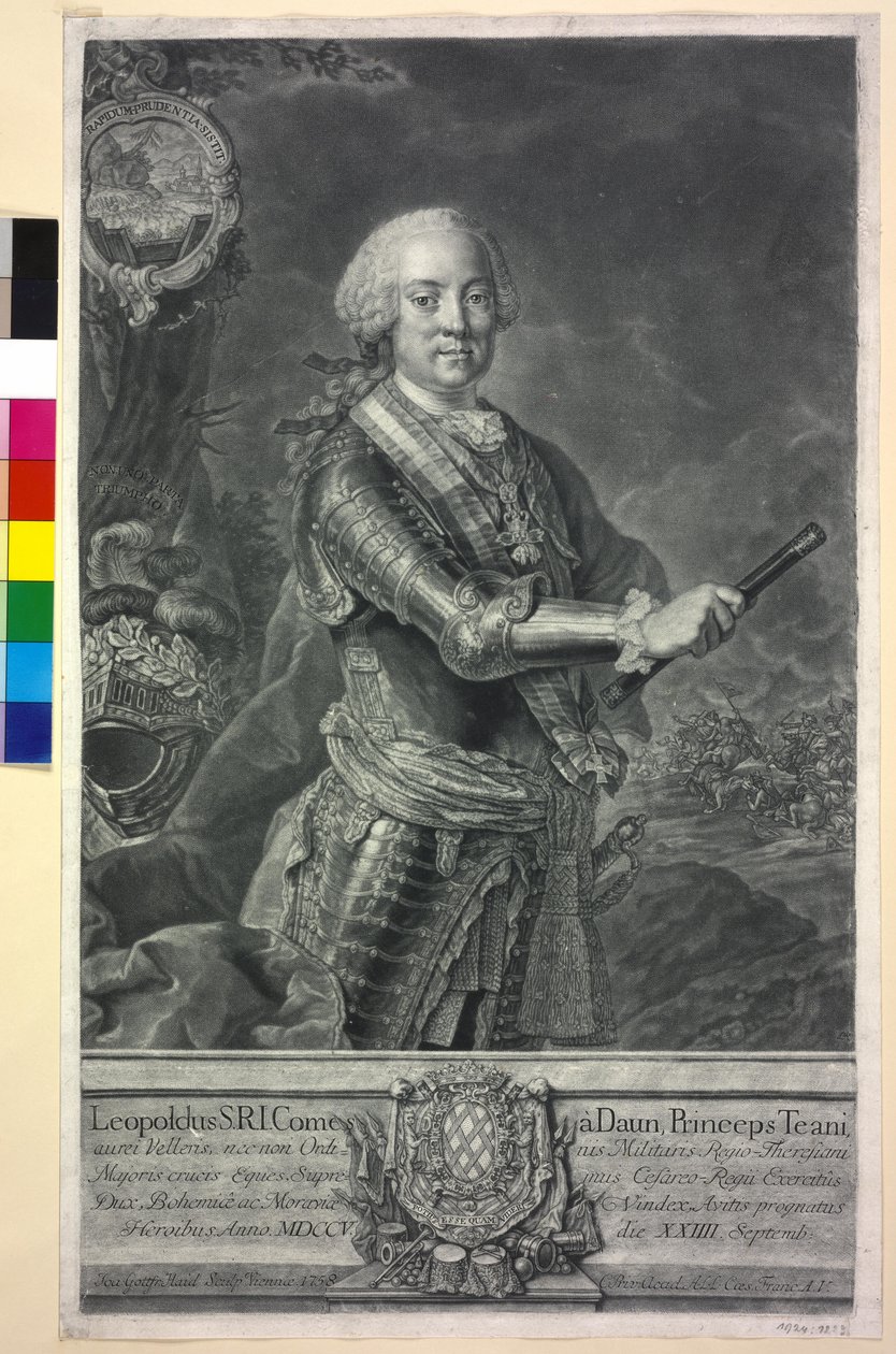 Leopold kreivi Daun tekijältä Johann Gottfried Haid