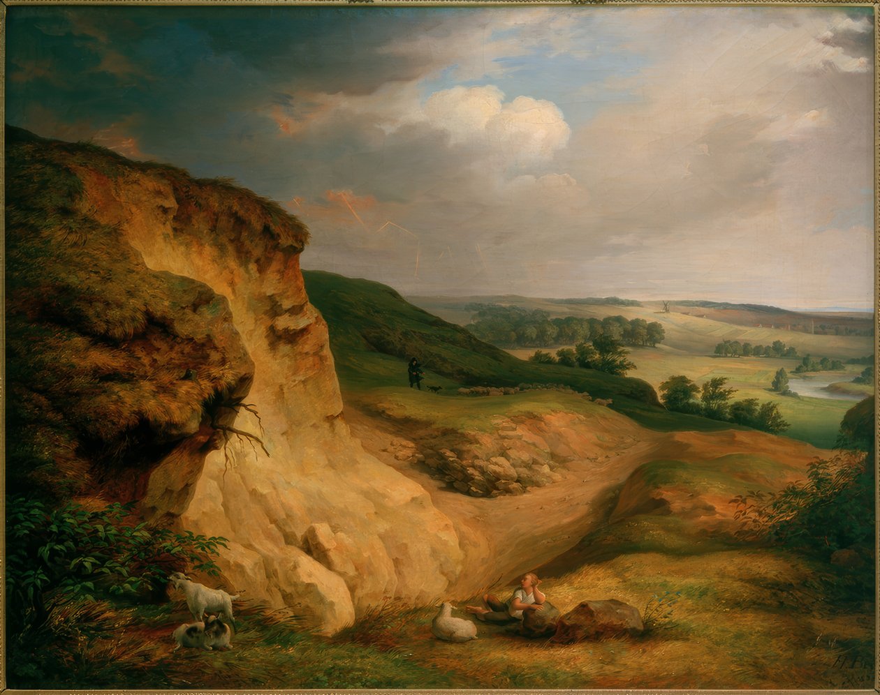 Muldenstein lähellä Jeßnitziä tekijältä Johann Heinrich Beck