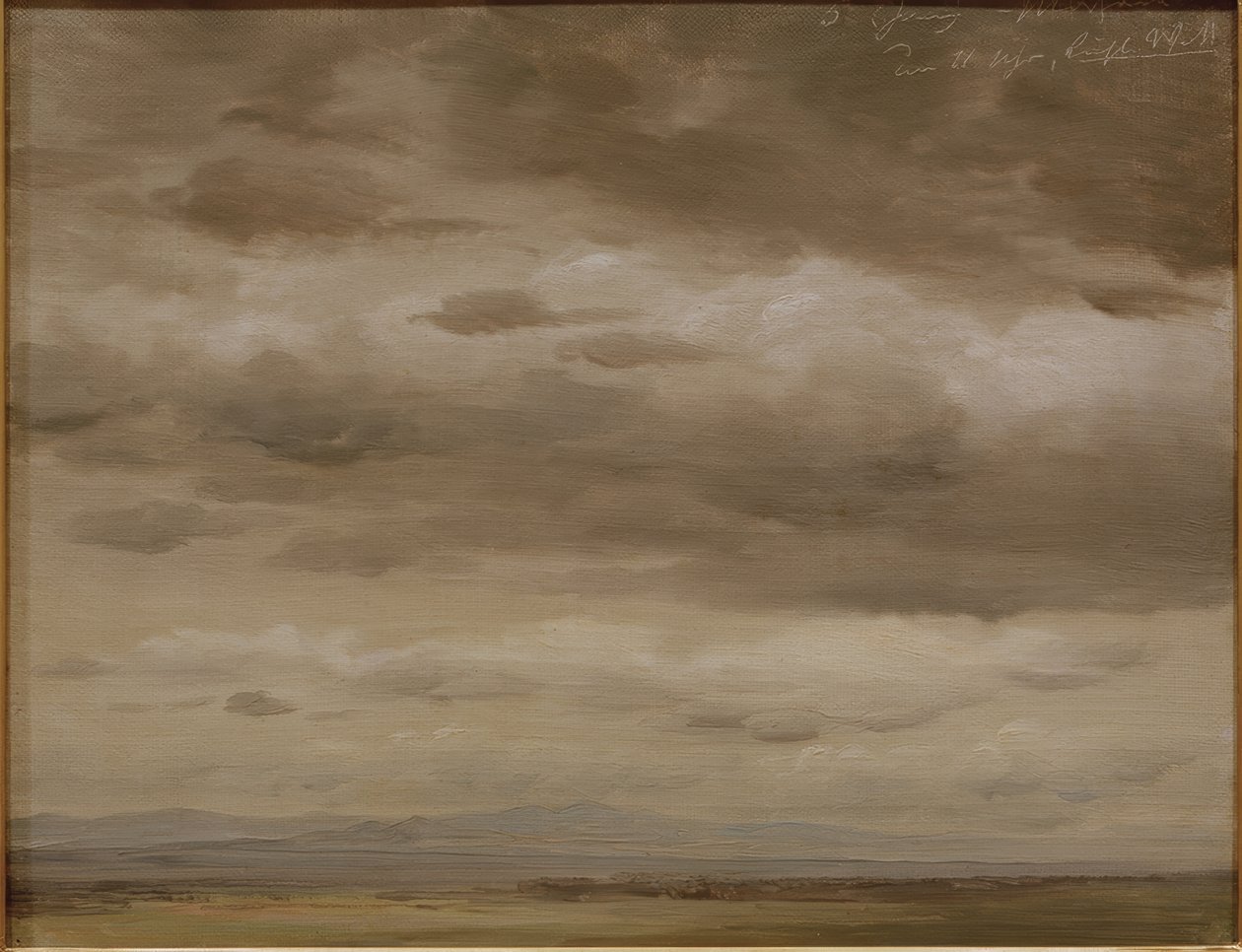 Pilven luonnos tekijältä Johann Heinrich Schilbach