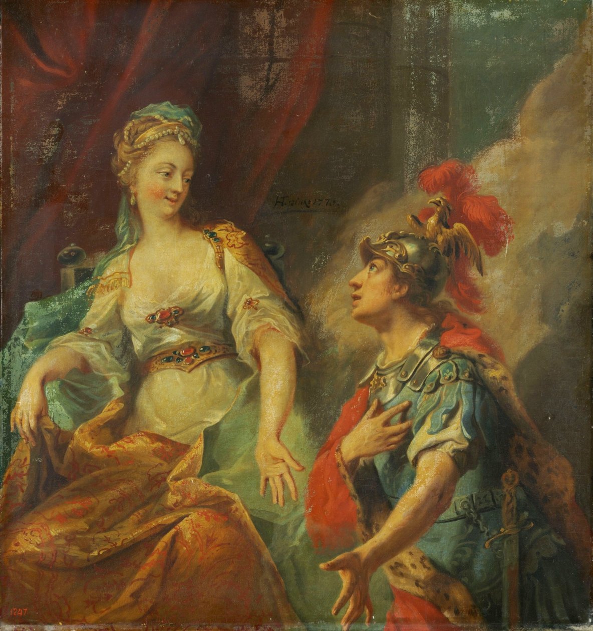 Aeneas ennen Didoa tekijältä Johann Heinrich Tischbein