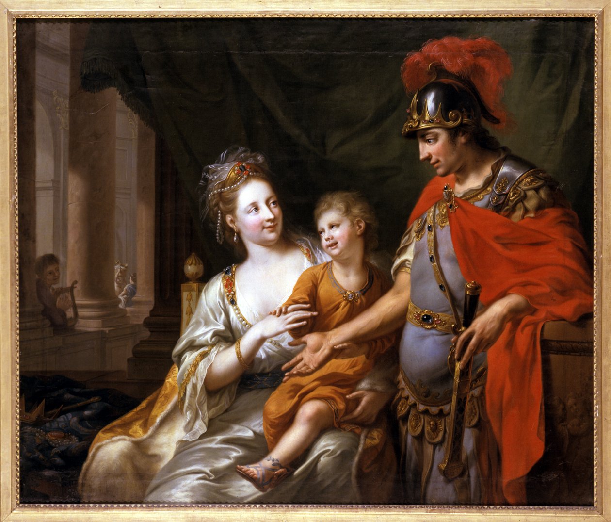 Hectorin lähtö, 1776 tekijältä Johann Heinrich Wilhelm Tischbein
