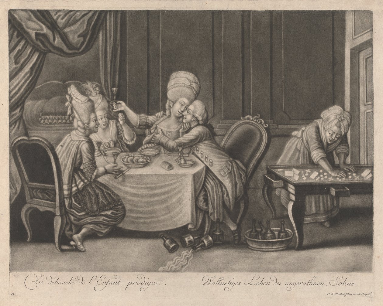 Tuhlaajapojan irstailu tekijältä Johann Jacobus Haid