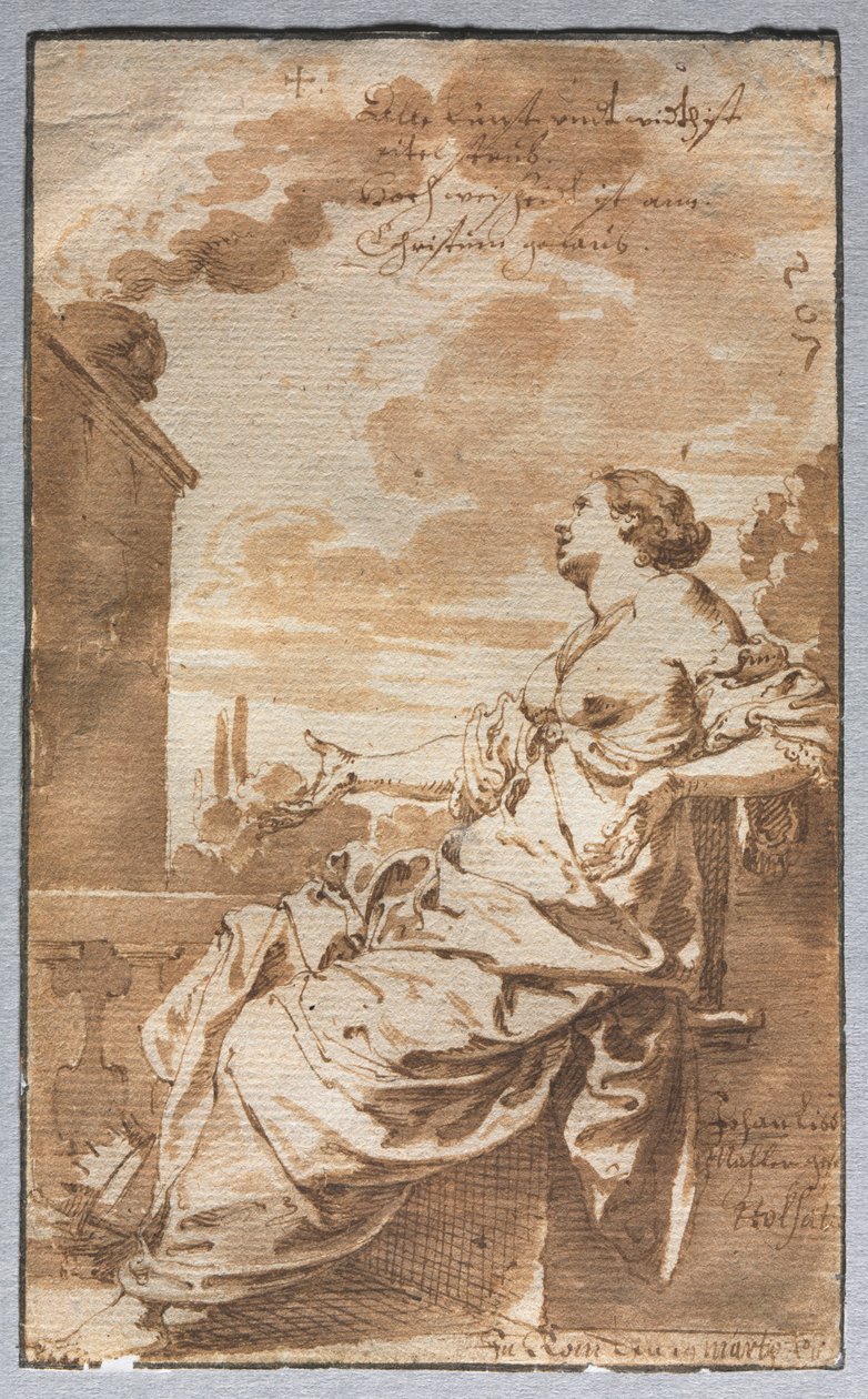 Kristillisen uskon allegoria, n. 1622. tekijältä Johann Liss
