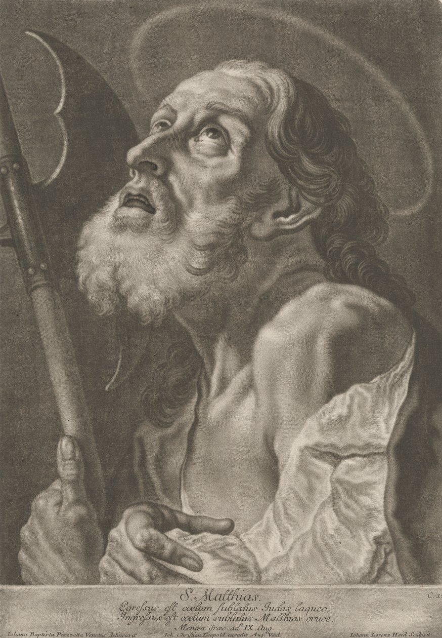 S. Matthias tekijältä Johann Lorenz Haid