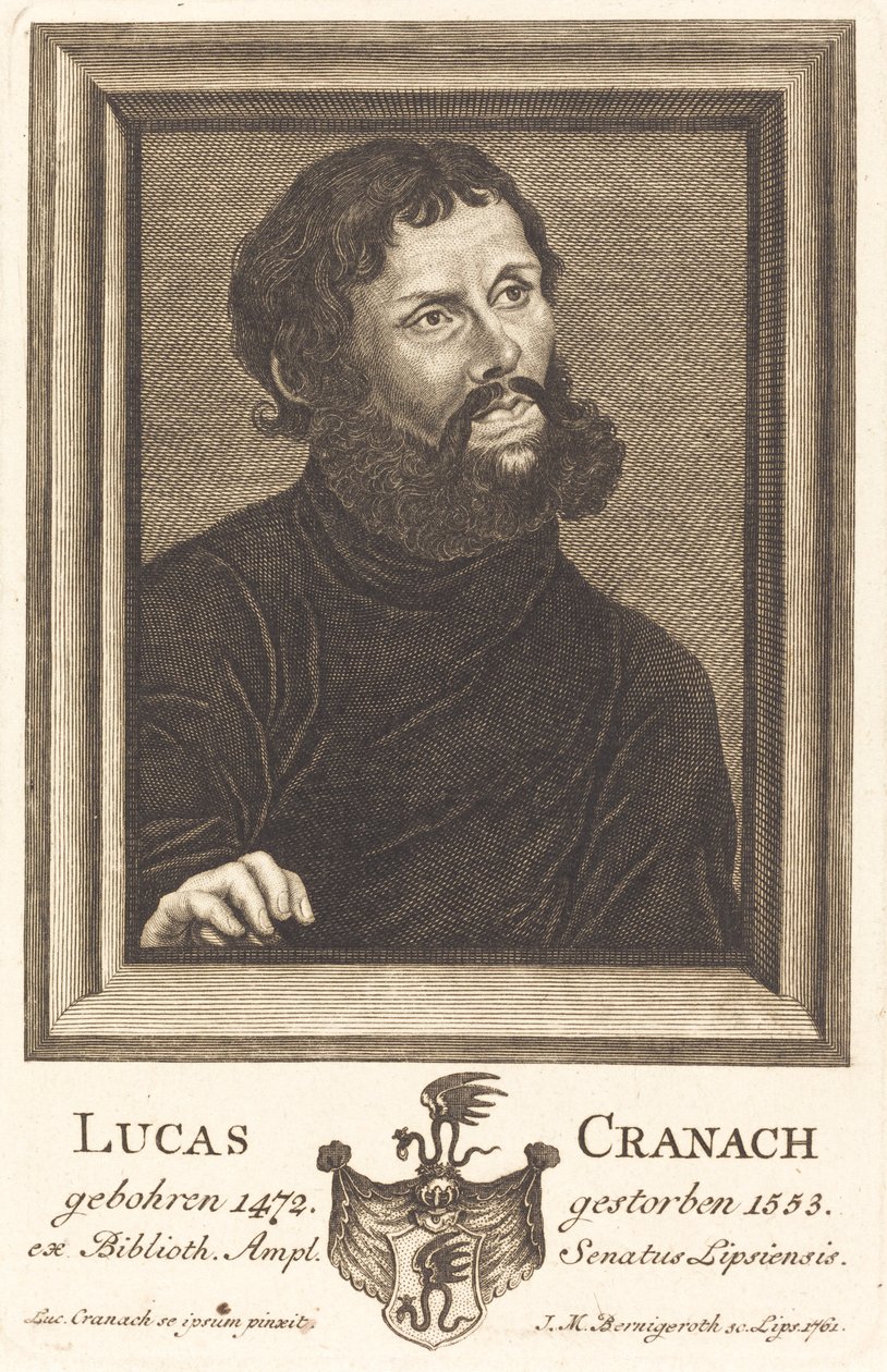 Lucas Cranach tekijältä Johann Martin Bernigeroth