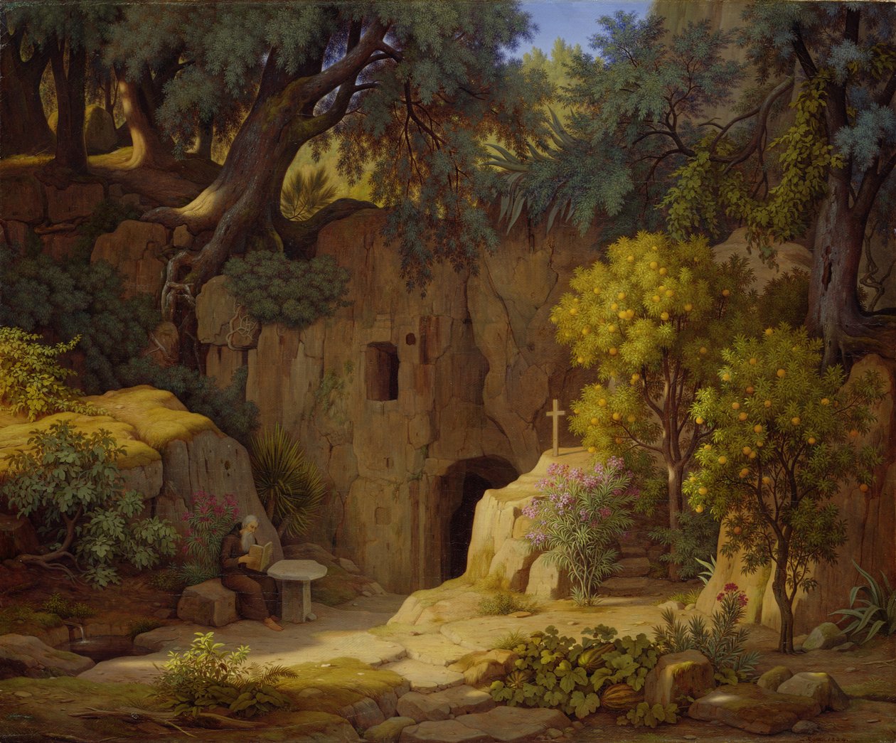Erakko, 1834 tekijältä Johann Martin von Rohden