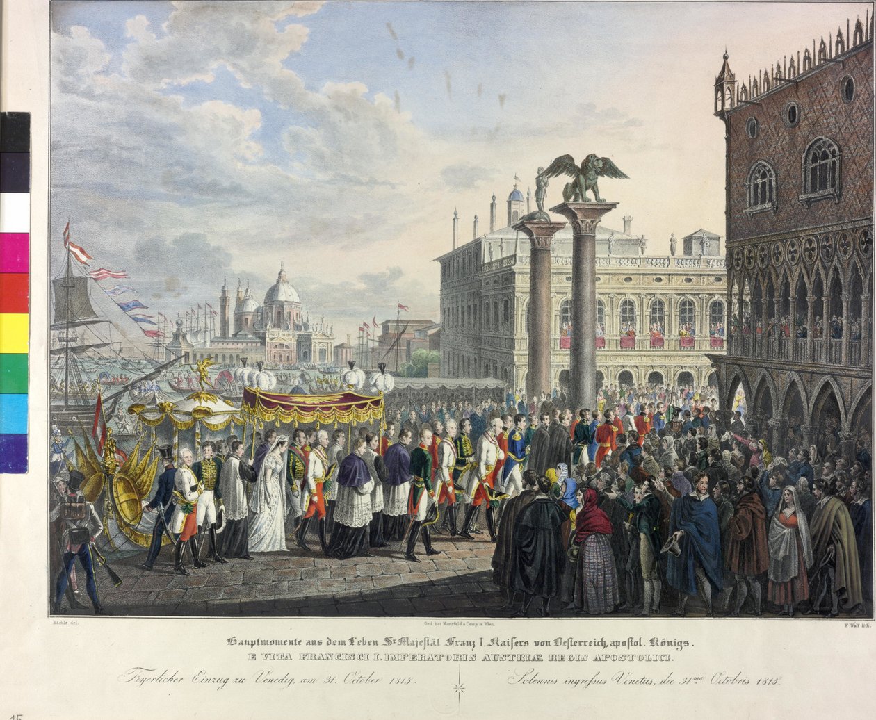Asuminen Venetsiassa 1815 tekijältä Johann Nepomuk Hoechle