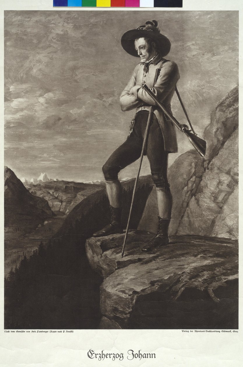 Arkkiherttua Johann (tulosta) tekijältä Johann Peter Krafft