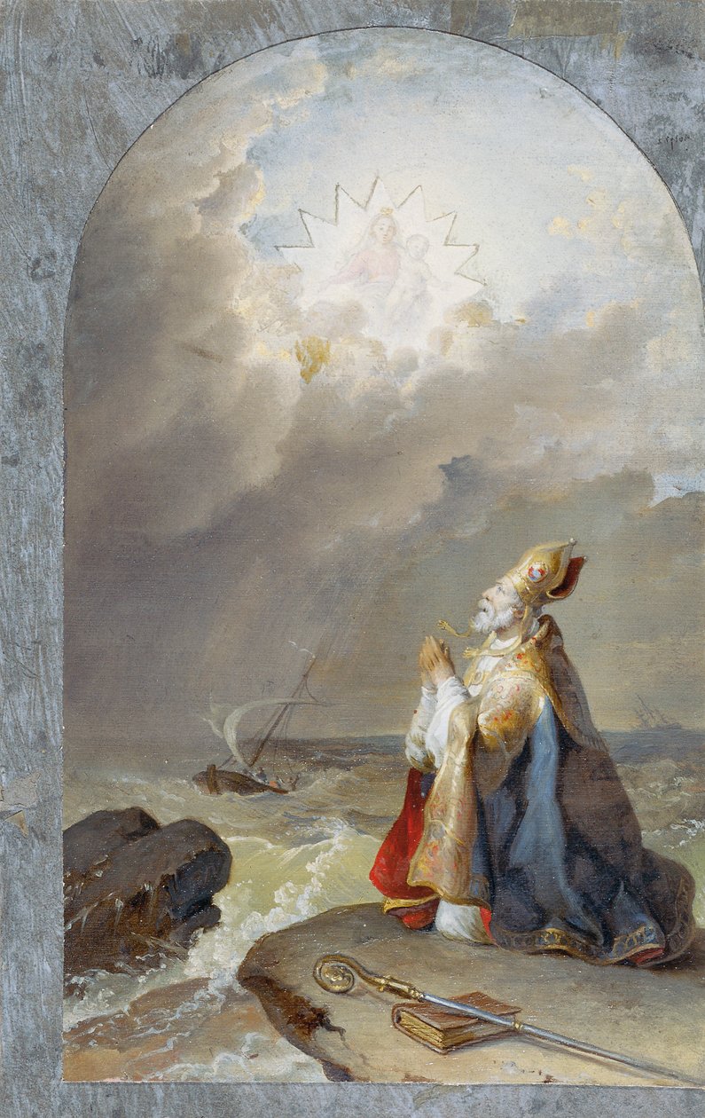 Siellä Saint Spyridon tekijältä Johann Peter Krafft