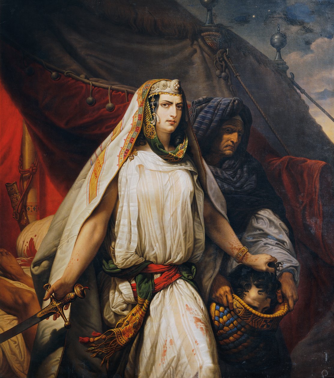 Judith Holofernesin pään kanssa tekijältä Johann Peter Krafft