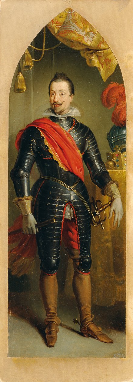 Keisari Ferdinand II seisomassa tekijältä Johann Peter Krafft