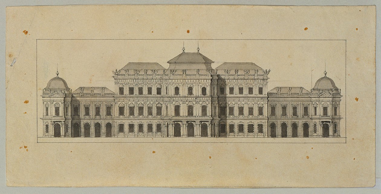 Tutkimus Ylä-Belvederelle tekijältä Johann Peter Krafft