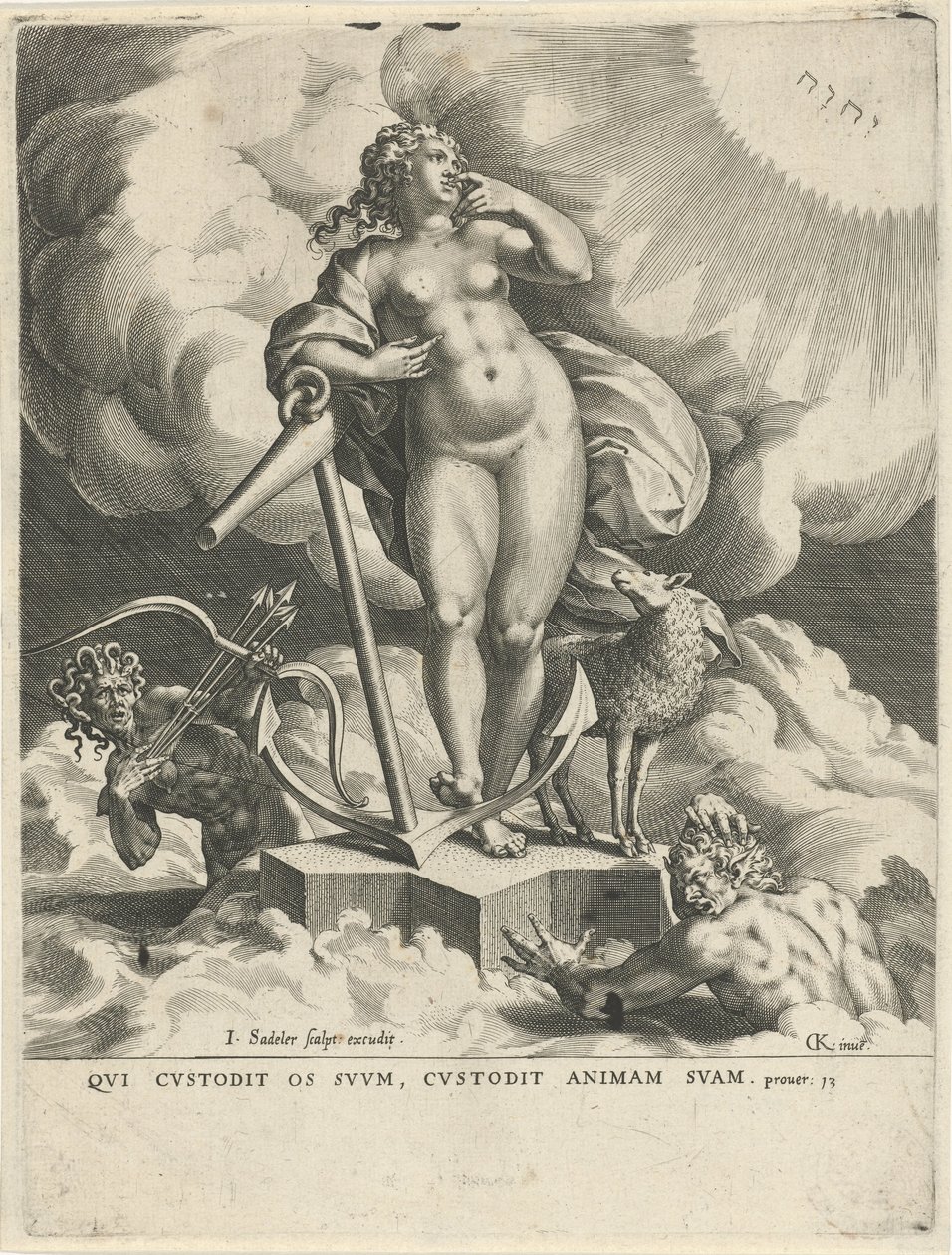 Toivon allegoria tekijältä Johann Sadeler (I)