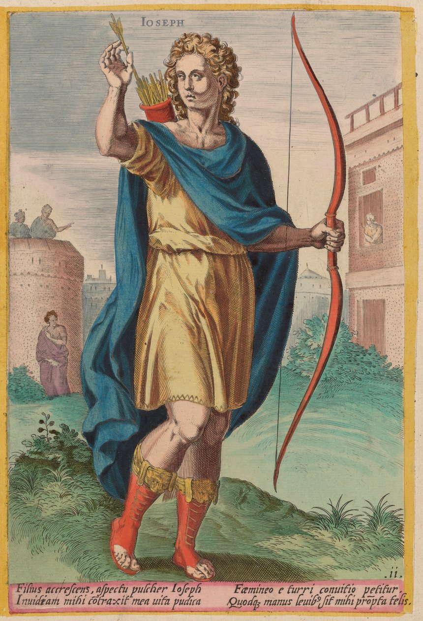 Benjamin, c. 1585. tekijältä Johann Sadeler I